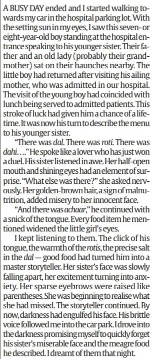 Great Introduction for Poverty or Hunger